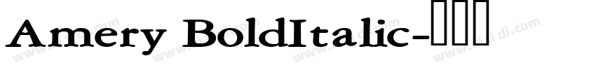 Amery BoldItalic字体转换 Amery BoldItalic字体转换